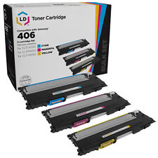 LD Compatible Samsung CLT-406S Toner Cartridges: Cyan, Magenta & Yellow picture