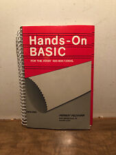 Vintage 1983 Hands-on Basic for the Atari 400/800/1200XL By Herbert Peckham picture