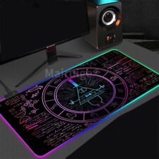 Mousepad RGB Mathematician Digital LED Keyboard Pad PC Notebook Desk Mat picture