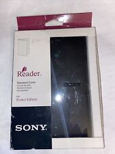 New in Box Genuine Sony Reader Pocket Edition Standard Cover Vintage 2009 Black picture