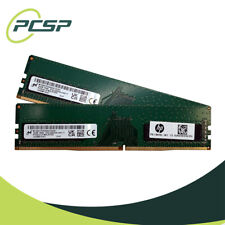 32GB RAM KIT - Micron 2x16GB PC4-3200AA-U 1Rx8 DDR4 UDIMM MTA8ATF2G64AZ-3G2E1 picture