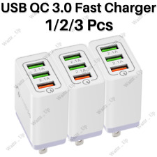 USB QC 3.0 Fast Charger Wall Power Adapter Block Brick For Android iPhone iPad picture