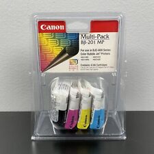 Canon BJI-201 MP Multi-Pack CMYK 4 Ink Cartridges for BJC-600 Series 1997 New picture