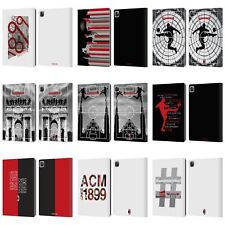 OFFICIAL AC MILAN ADULTS LEATHER BOOK WALLET CASE FOR APPLE iPAD picture