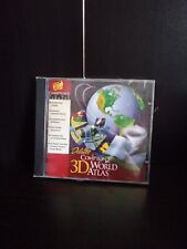 Deluxe COMPTON'S 3D WORLD ATLAS Windows 95 NEW Sealed ~ Trl8#35 picture