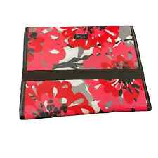 Thirty One Tri Fold Tablet iPad Organizer with Notepad in Bold Bloom Print NWOT picture
