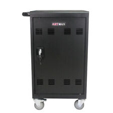 30-Device Mobile Charging Cart and Cabinet for Tablets Laptops With Combination picture