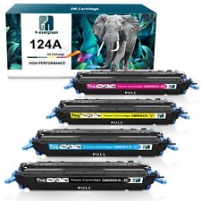 4 Pack Q6000A Toner Cartridges for 124A HP Color LaserJet 1600 2600n CM1017 picture