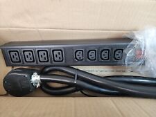 LCD Metered/Breaker PDU 6-50P 240V 50A (4) X C13 & (4) X C19 Crypto Mining picture