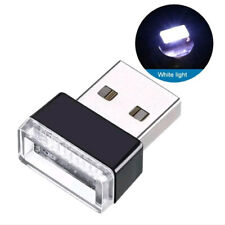 3pcs Flexible Mini USB LED Car Light Neon Atmosphere Ambient Lamp Bulb Plug Play picture