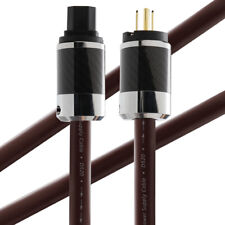 12AWG OFC Power Cable Audio US/EU Male Plug Supply Mains ​C7/C15/C19 Connectors picture