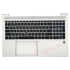 For HP Elitebook 850 G8 Palmrest Upper Case Backlit Keyboard M35818-001 Silver picture