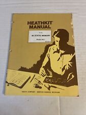 Rare 1977 Heathkit 4K Static Memory Manual  595-2028-01 picture
