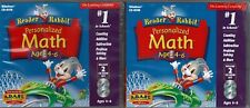 Lot of 2 Reader Rabbit Personalized Math Ages 4 to 6 Pc New XP Save More picture