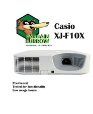 Casio XJ-F10X XGA HD HDMI LED Lamp Free DLP Projector 4189 Hours TESTED 3300 lm picture