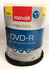 Maxell DVD-R Discs 4.7GB 16x Spindle Gold 100/Pack 638014 picture