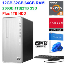 2024 HP Desktop Pavilion AMD Ryzen 5 Upto 64GB RAM & 2TB SSD+1TB HDD Win 11 Pro picture