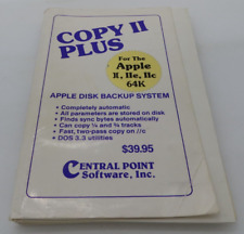 COPY II PLUS For Apple II IIe IIc Vintage Computer Book / Manual picture
