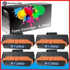 4-Pack Dell 1260 Toner Cartridge Used For B1260 B1265dfw B1260dn Printer picture