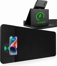 WeYingLe Wireless Charging Mouse Pad 15W Fast Charging w/Foldable Phone Holder picture