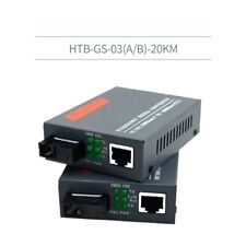 Gigabit Fiber Optical Media Converter Transceiver 1000Mbps Single Fiber SC Port picture