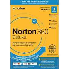Norton 360 Deluxe 3 Devices 25GB PC Cloud Storage New 2023 VPN Internet Security picture