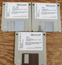 Vintage Microsoft - MS-DOS UPGRADE v6.21 (3) 3.5