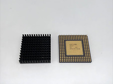 Intel 486DX2-66 A80486DX2-66 Socket 3 w/Heat Sink **PERFECT PINS **NICE PULL picture