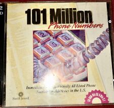 (UNTESTED) Rare? Vintage 101 Million Phone Numbers CD-ROM picture