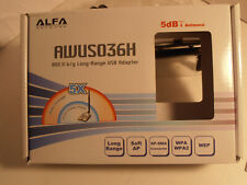 Alfa Networks AWUS036H  802.11 B/G Long Range USB Wireless Adapter New Open Box picture