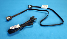Lot of 2 x 19in Slim Black SATA 3 Serial ATA 6.0/Gbps HDD Hard Drive Data Cable picture
