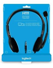 Logitech H111 Wired Headset, Stereo Headphones with Noise-Cancelling Microphone picture