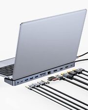 Baseus Laptop Docking Station, 4K Multitasking USB C Docking Station with 2 H... picture