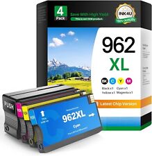 High-Quality Ink4U HP 962XL Compatible Cartridges 4-Pack for OfficeJet Pro - NEW picture