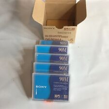 6  Sony Premium 90M Computer Grade Data Cartridge 2.0 GB New Sealed NOS  MM picture