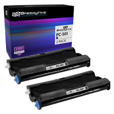 2 pack Compatible PC501 Fax Cartridge with Roll for Brother FAX 575, 878 Printer picture