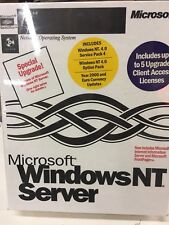 MS Windows NT Server 4.0 Upgrade New In Factory Sealed Box New Old Stock picture