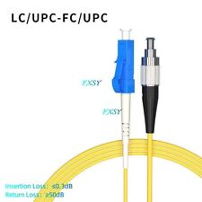 10Pcs 1m 2m 3m LC UPC to FC UPC Simplex Single Mode OS2 Fiber Optic Patch Cord picture
