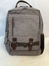 BASICPOWER Messenger Bag Canvas Sling Crossbody X-Large with USB, Gray XL picture