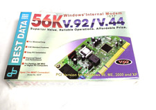 NEW  - Best data 56K V.92 V.44 PCI Fax Modem Card -  picture