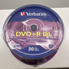 NEW AND SEALED Verbatim 8.5 GB 8X DVD+R DL 30 Packs Disc - Model 96542 picture