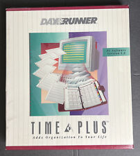 Day Runner Vintage DOS PC Software Version 1.0 Time Plus Brand New Sealed 1992 picture