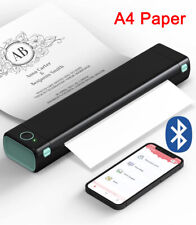 Portable Wireless A4 Bluetooth Thermal Printer for Travel Phomemo M08F LOT picture