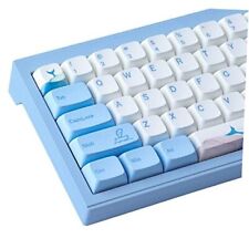 Hyekit PBT Keycaps 137 Keys Melody of The Sea Keycaps Dye-Sublimation Cute  picture