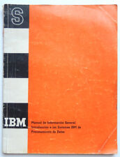 VINTAGE IBM SYSTEMS Data Processing MANUAL SPANISH MEXICO 1961 V. RARE picture