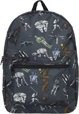 Bioworld Star Wars Multi Character AOP Adult 17” Laptop Backpack  picture