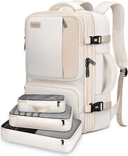 Vancropak Carry on Backpack, Airline Approved 45L Travel Backpack with Beige  picture