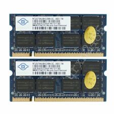 For NANYA 4GB (2x 2GB) PC2-5300S DDR2-667MHz 200PIN CL5 SO-DIMM Laptop Memory picture