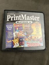 Print Software CDs: PrintMaster Platinum 10, See Picture Windows 95/98/2000 picture