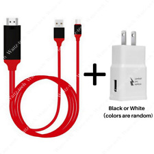 1080P HDTV Cable 6ft HDMI Mirroring Adapter Cable HD AV For iPhone iPad to TV picture